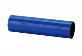 PVC Plastic Cladding Stainless Steel Pipe(Blue)